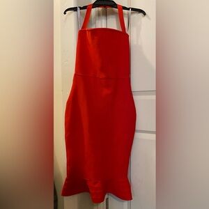 Red fitting dress in size medium